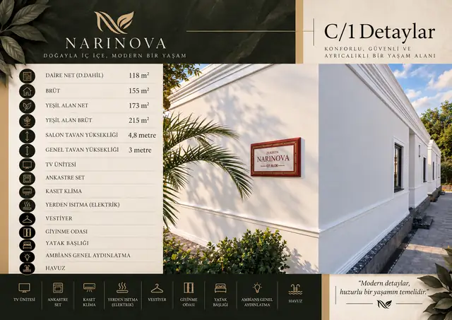 C/1 tipi villa detay sayfası